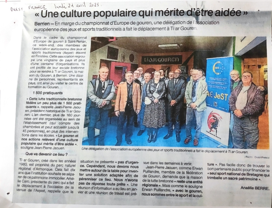 ouest France 21 avril 25 01